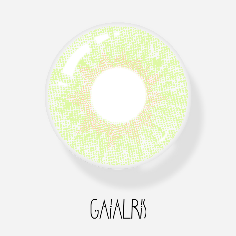 GaiaIris Ammonoidea Yellow 1 Year Contacts