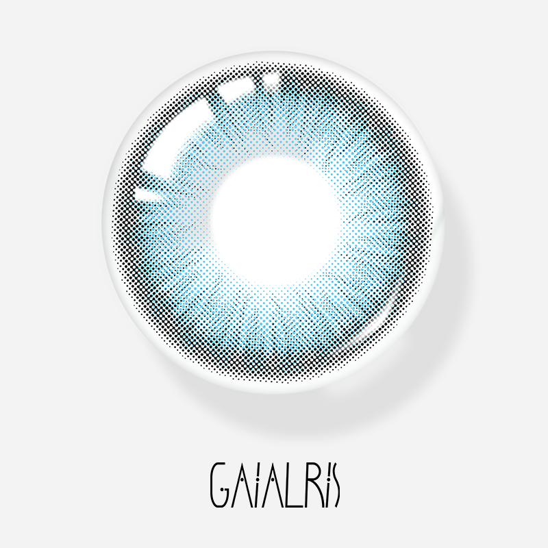 GaiaIris Immersing Rutile Quartz Blue 1 Year Contacts