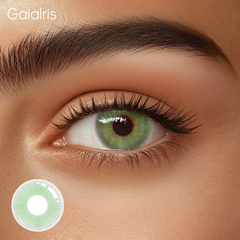 GaiaIris Green Peridot Yellow Green 1 Year Contacts