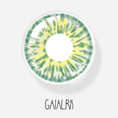 GaiaIris Leopard Yellow Green 1 Year Contacts