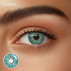 GaiaIris Leopard Blue 1 Year Contacts