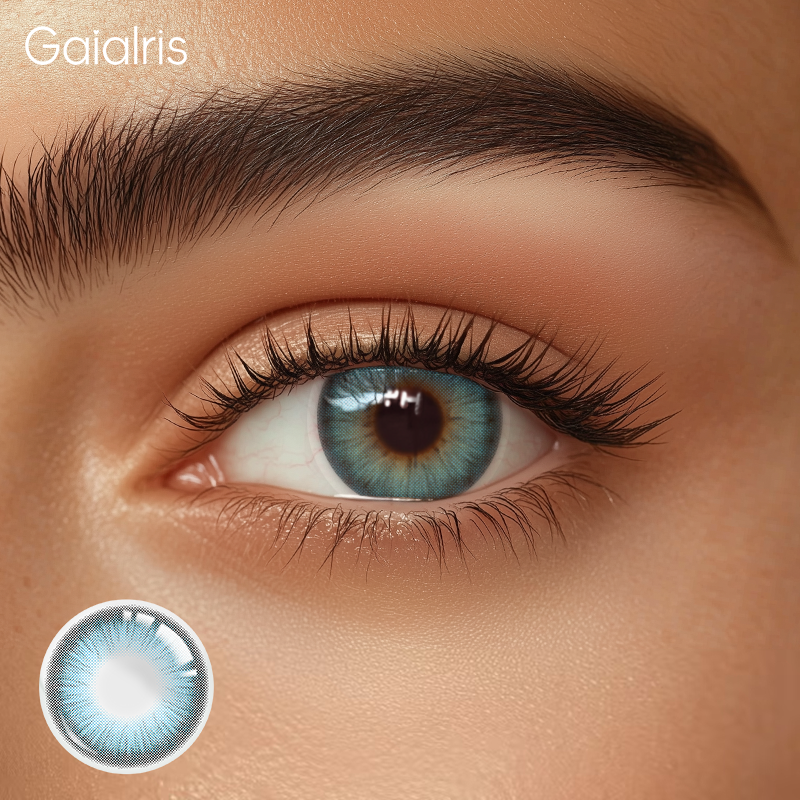 GaiaIris Immersing Rutile Quartz Blue 1 Year Contacts